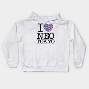 I HEART NEO TOKYO Kids Hoodie